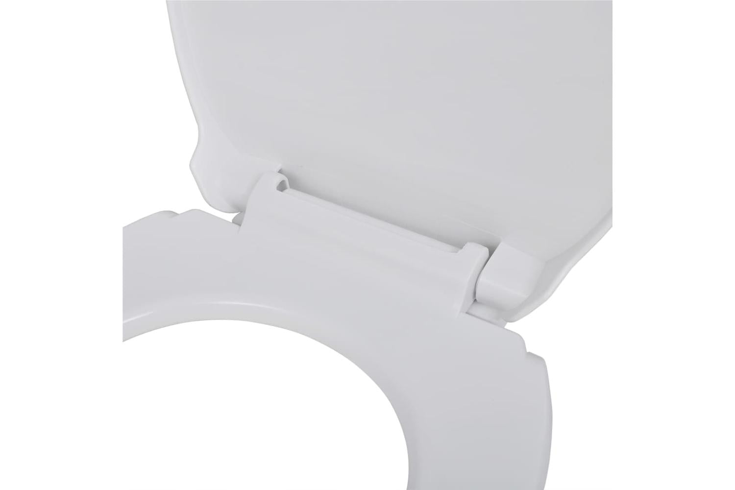 Vidaxl 275927 Toilet Seats With Soft Close Lids 2 Pcs Plastic White-5