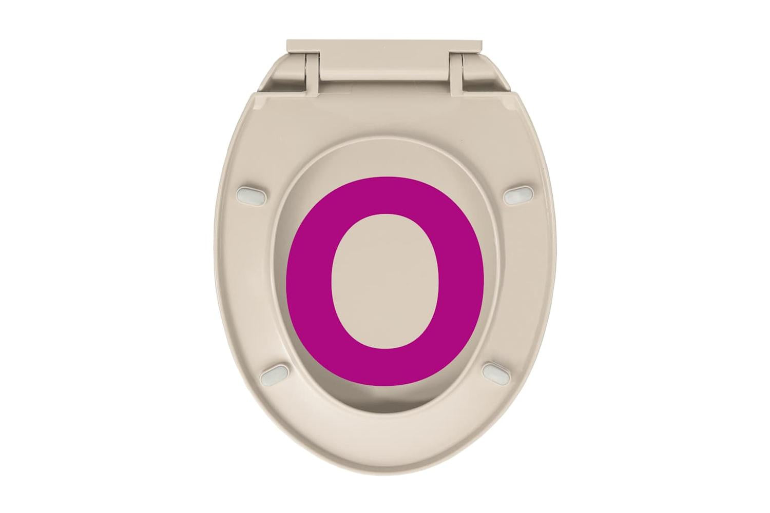 Vidaxl 145818 Soft-close Toilet Seat Apricot Oval-9