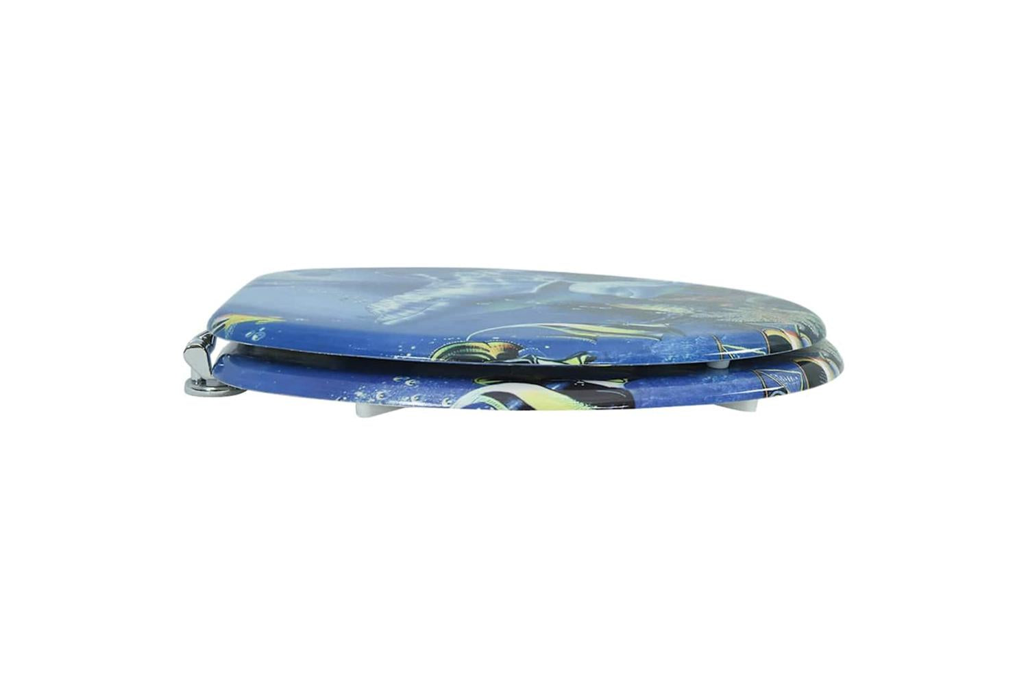 Vidaxl 140806 Wc Toilet Seat Mdf Lid Dolphins-5