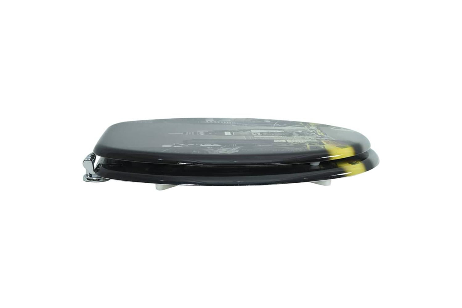 Vidaxl 141481 Toilet Seat With Mdf Lid New York Design-5