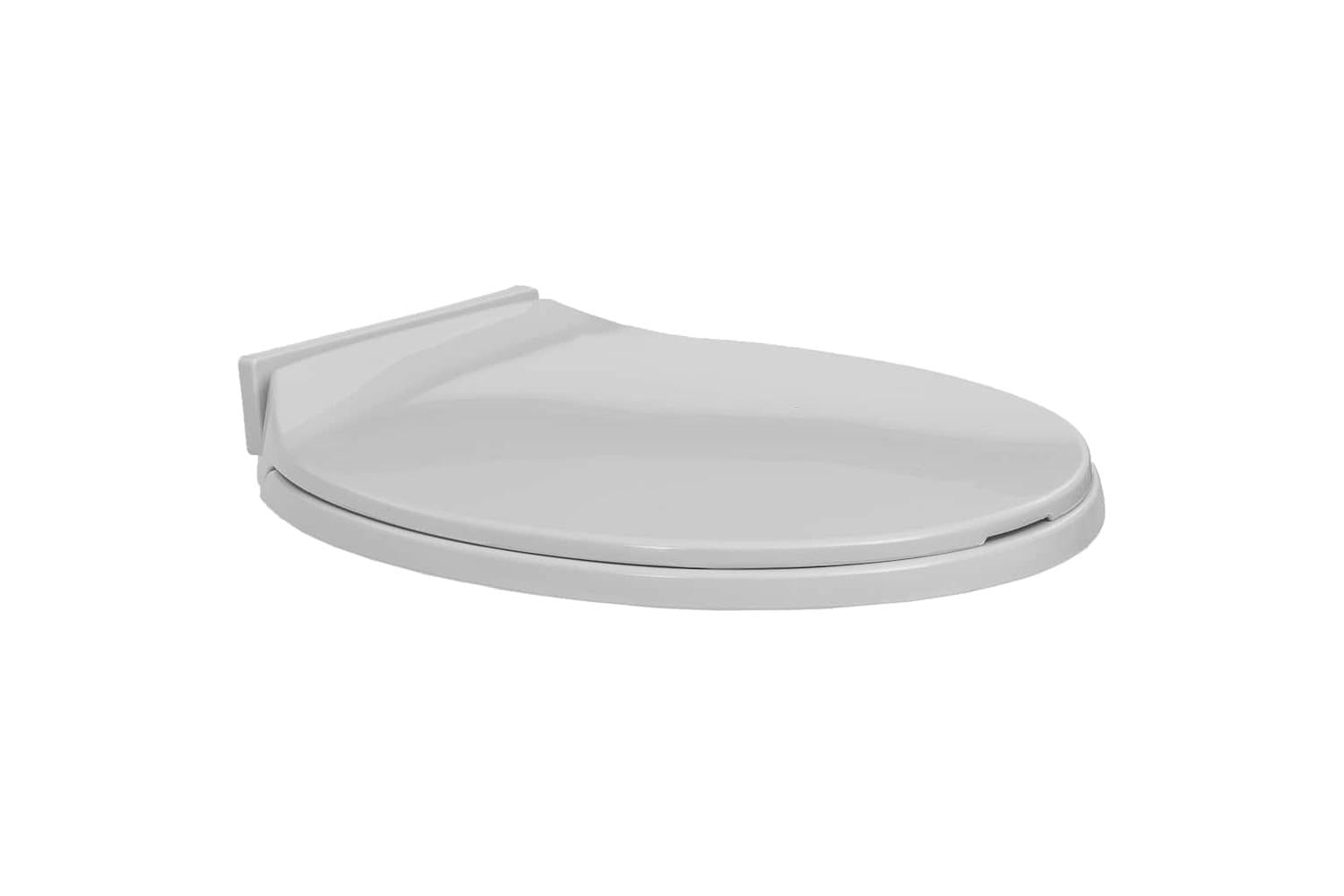 Vidaxl 145814 Soft-close Toilet Seat Light Grey Oval