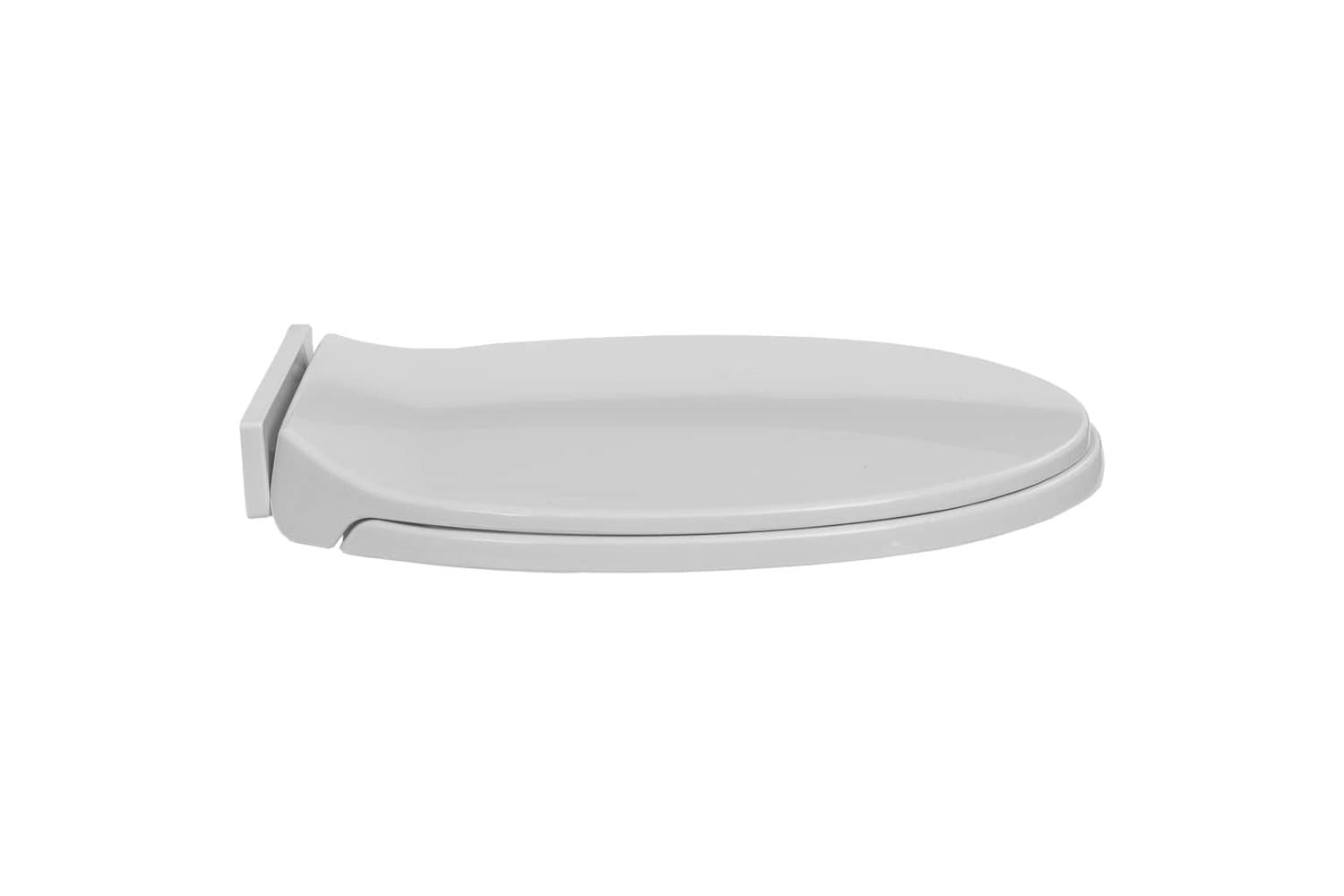 Vidaxl 145814 Soft-close Toilet Seat Light Grey Oval-6