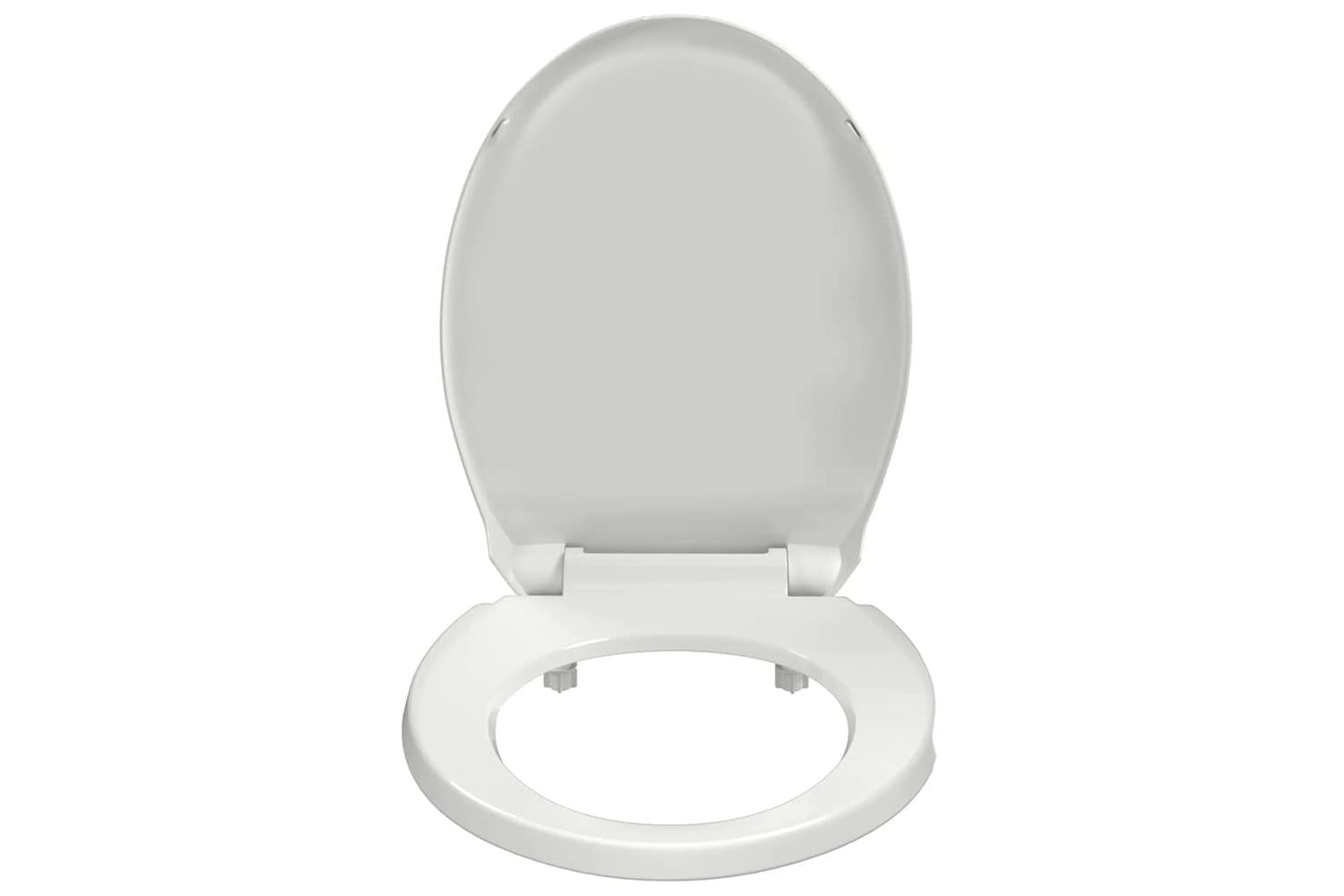 Vidaxl 141762 Soft-close Toilet Seat White Oval-3