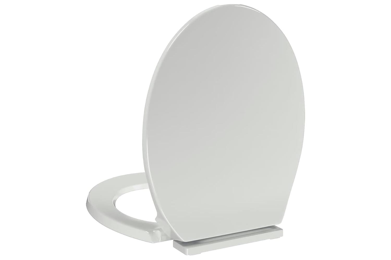 Vidaxl 141762 Soft-close Toilet Seat White Oval-6