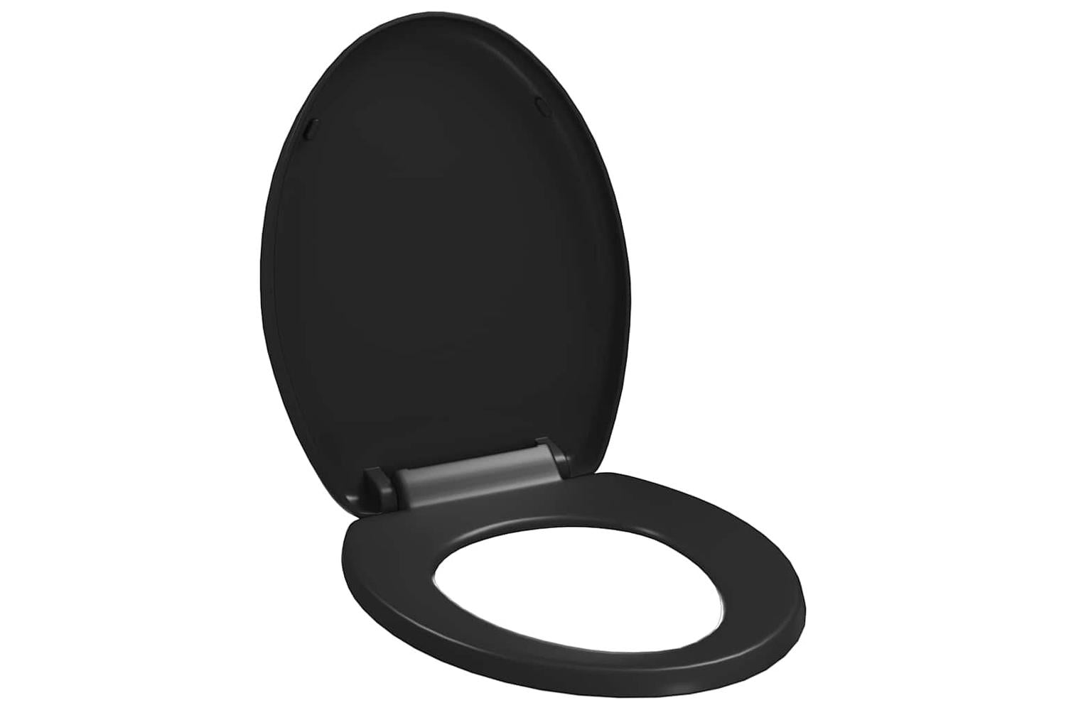 Vidaxl 145016 Soft-close Toilet Seat With Quick-release Design Black