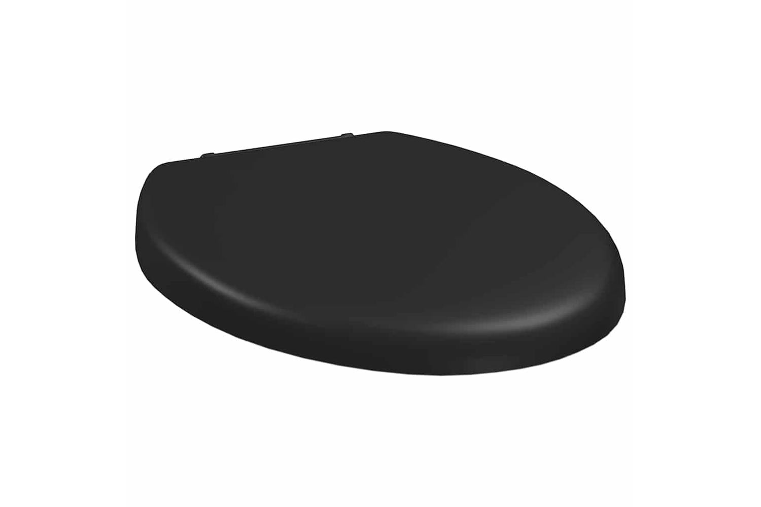 Vidaxl 145016 Soft-close Toilet Seat With Quick-release Design Black-3