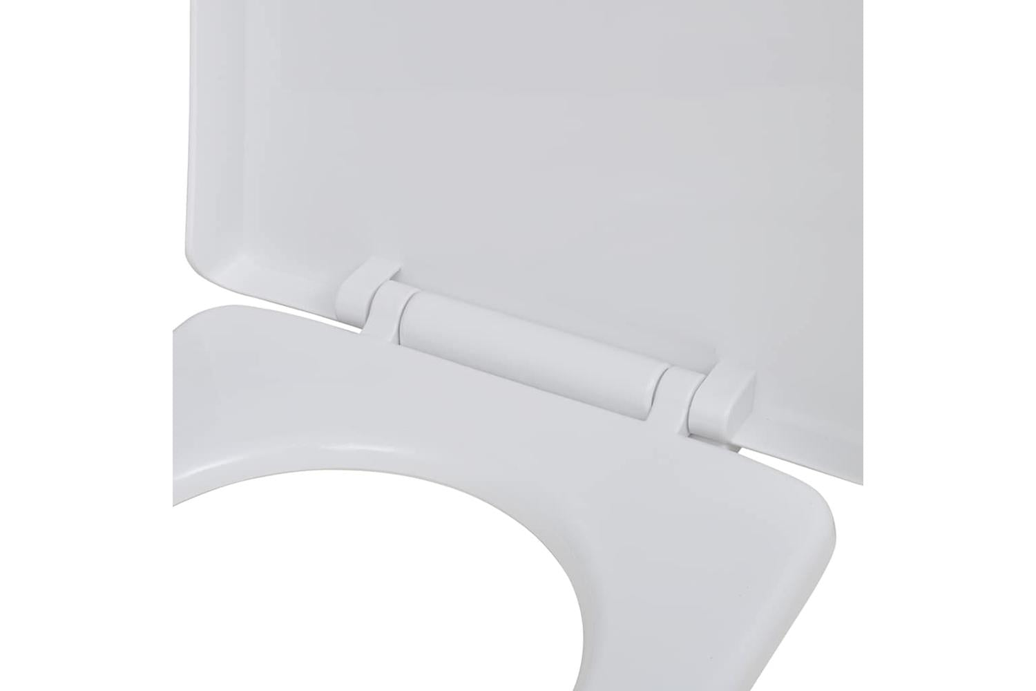 Vidaxl 275928 Toilet Seats With Soft Close Lids 2 Pcs Plastic White-5