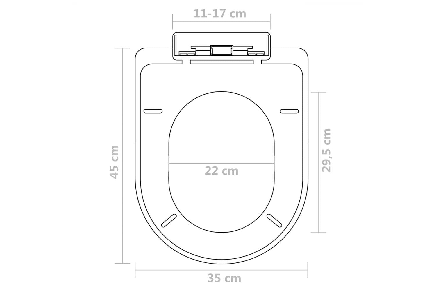 Vidaxl 275928 Toilet Seats With Soft Close Lids 2 Pcs Plastic White-8