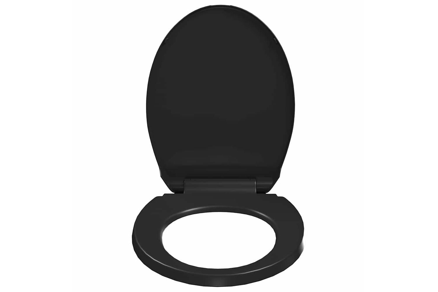 Vidaxl 145021 Soft-close Toilet Seat With Quick-release Design Black-3