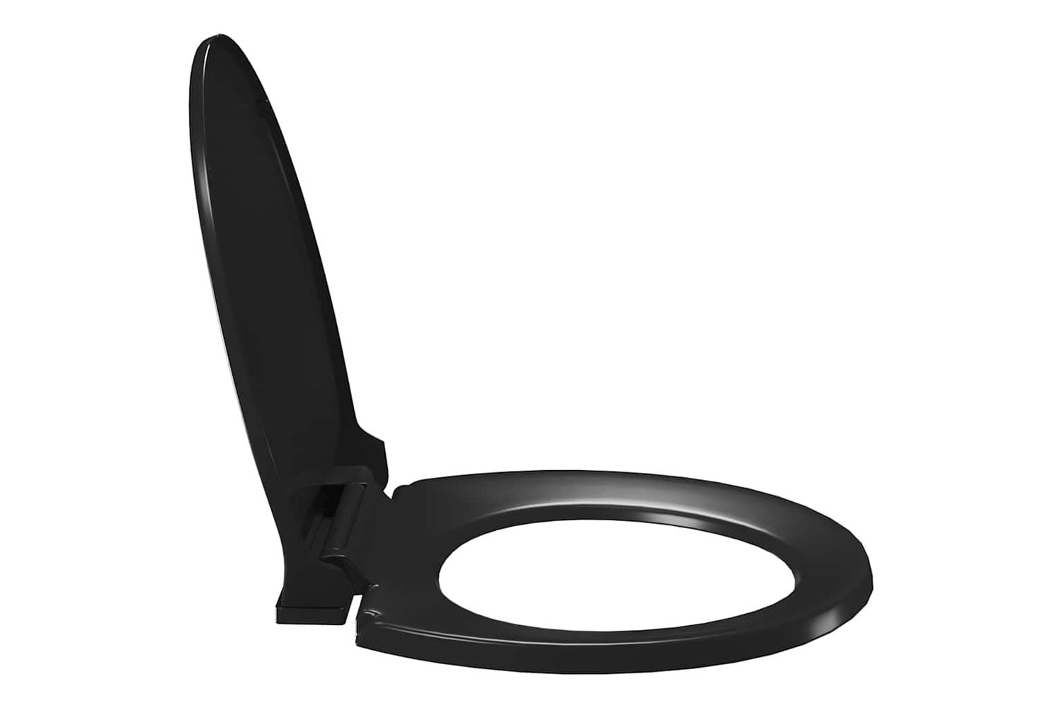 Vidaxl 145021 Soft-close Toilet Seat With Quick-release Design Black-5