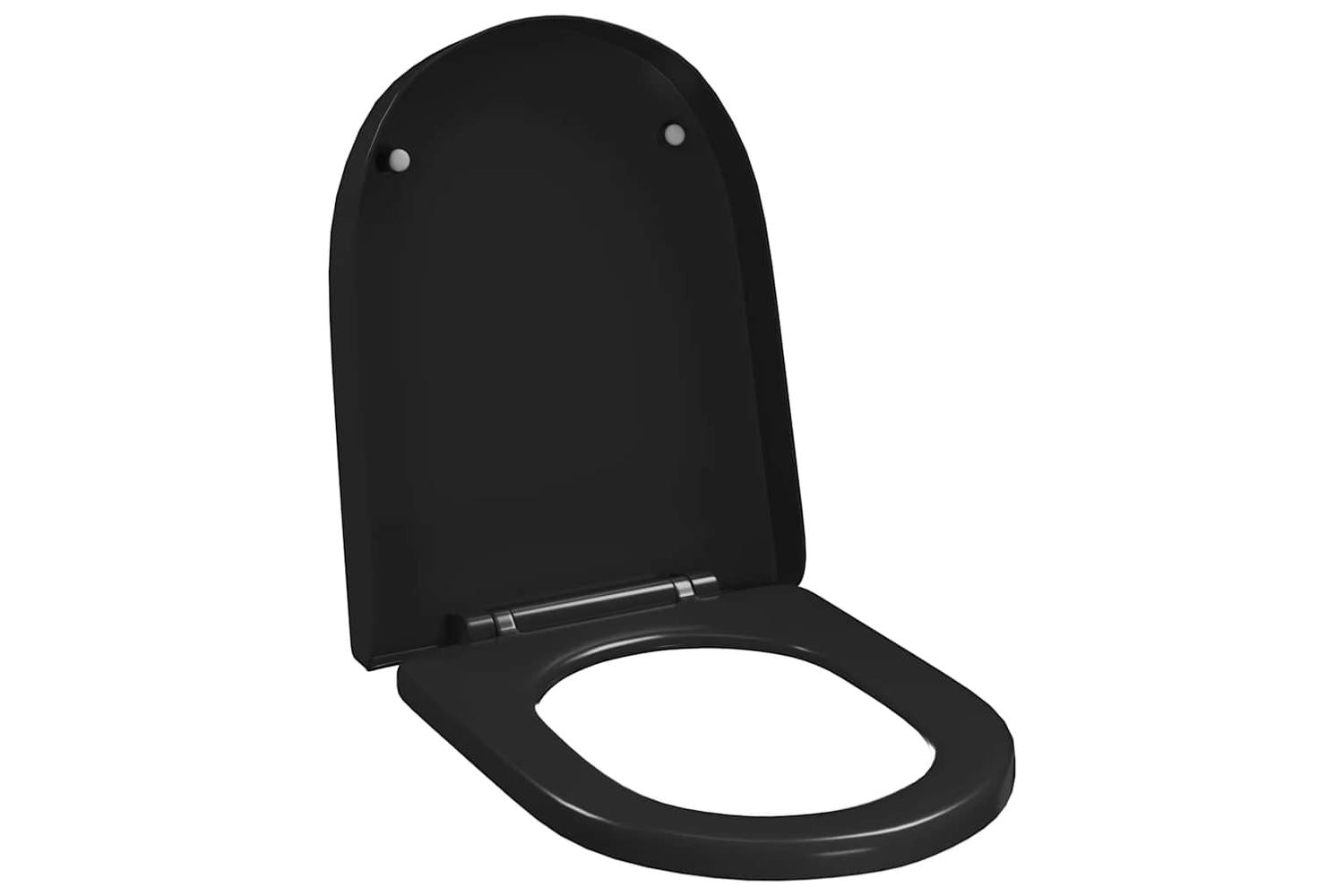 Vidaxl 145022 Soft-close Toilet Seat With Quick-release Design Black
