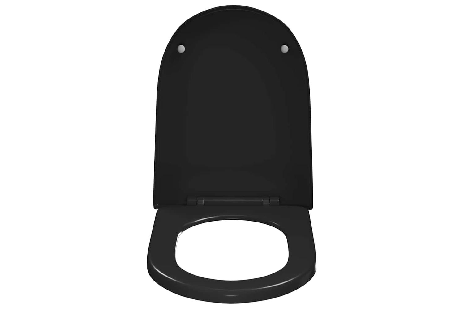 Vidaxl 145022 Soft-close Toilet Seat With Quick-release Design Black-3