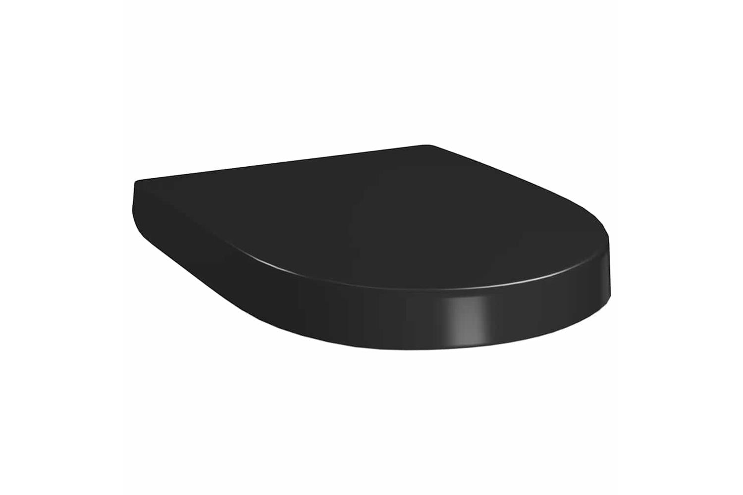 Vidaxl 145022 Soft-close Toilet Seat With Quick-release Design Black-4