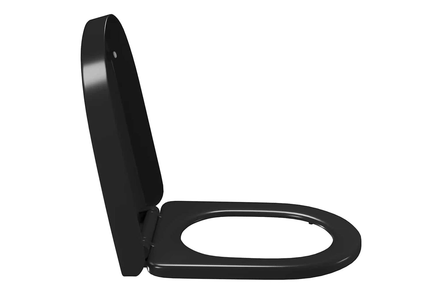 Vidaxl 145022 Soft-close Toilet Seat With Quick-release Design Black-5
