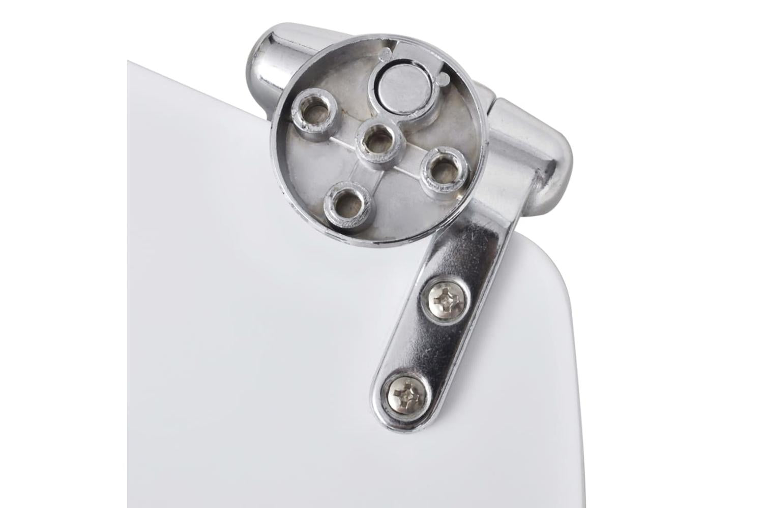 Vidaxl 140798 Wc Toilet Seat Mdf Soft Close Lid Simple Design White-7
