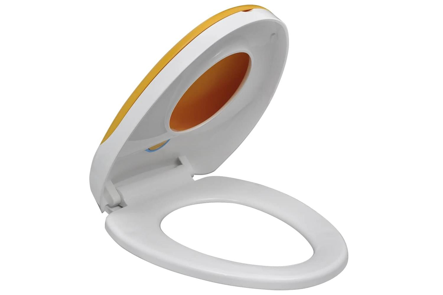 Vidaxl 141766 White & Yellow Soft-close Toilet Seat Adults/children-5