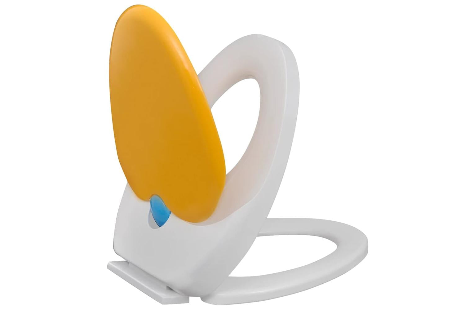 Vidaxl 141766 White & Yellow Soft-close Toilet Seat Adults/children-7