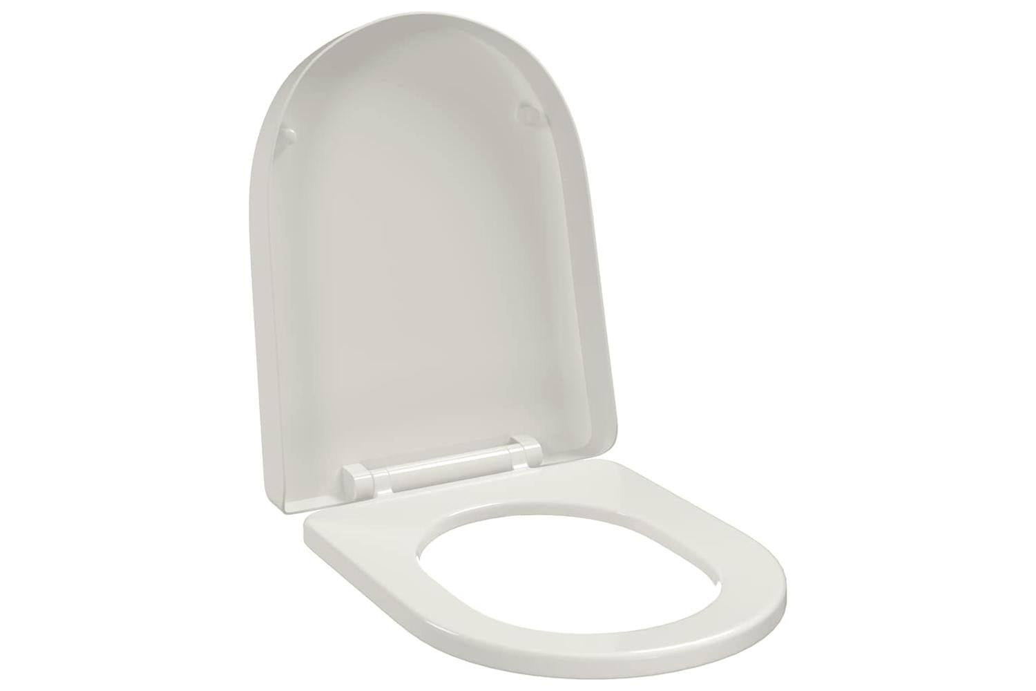 Vidaxl 141763 White Soft-close Toilet Seat Square
