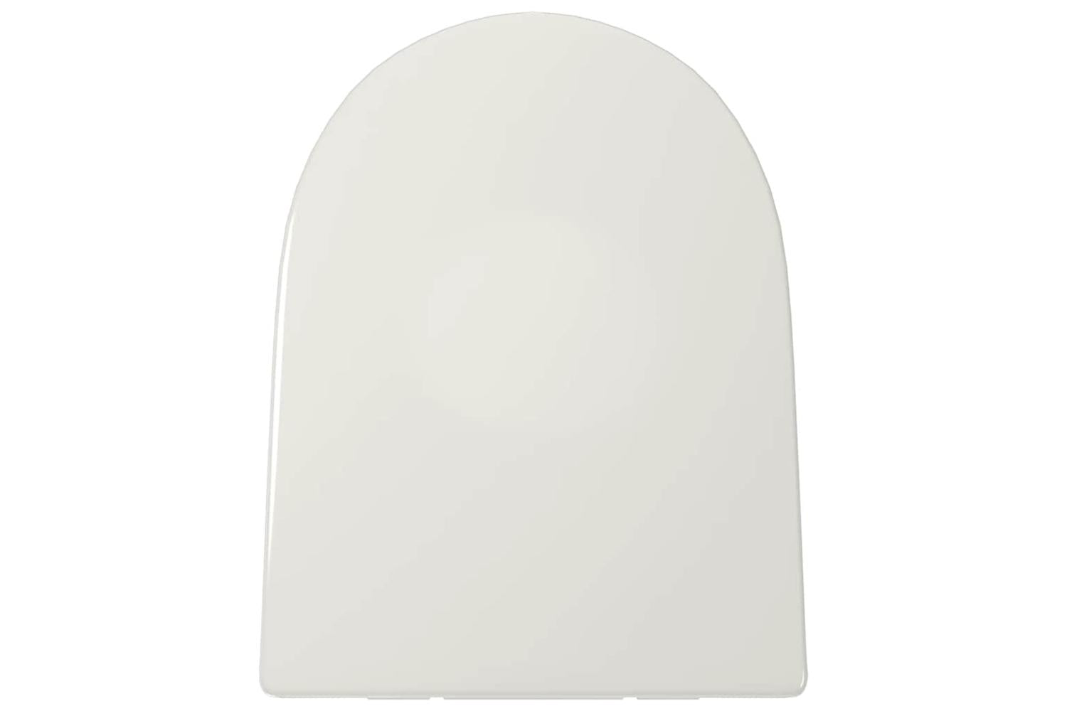 Vidaxl Soft-close Toilet Seat With Quick-release Design White Square-8