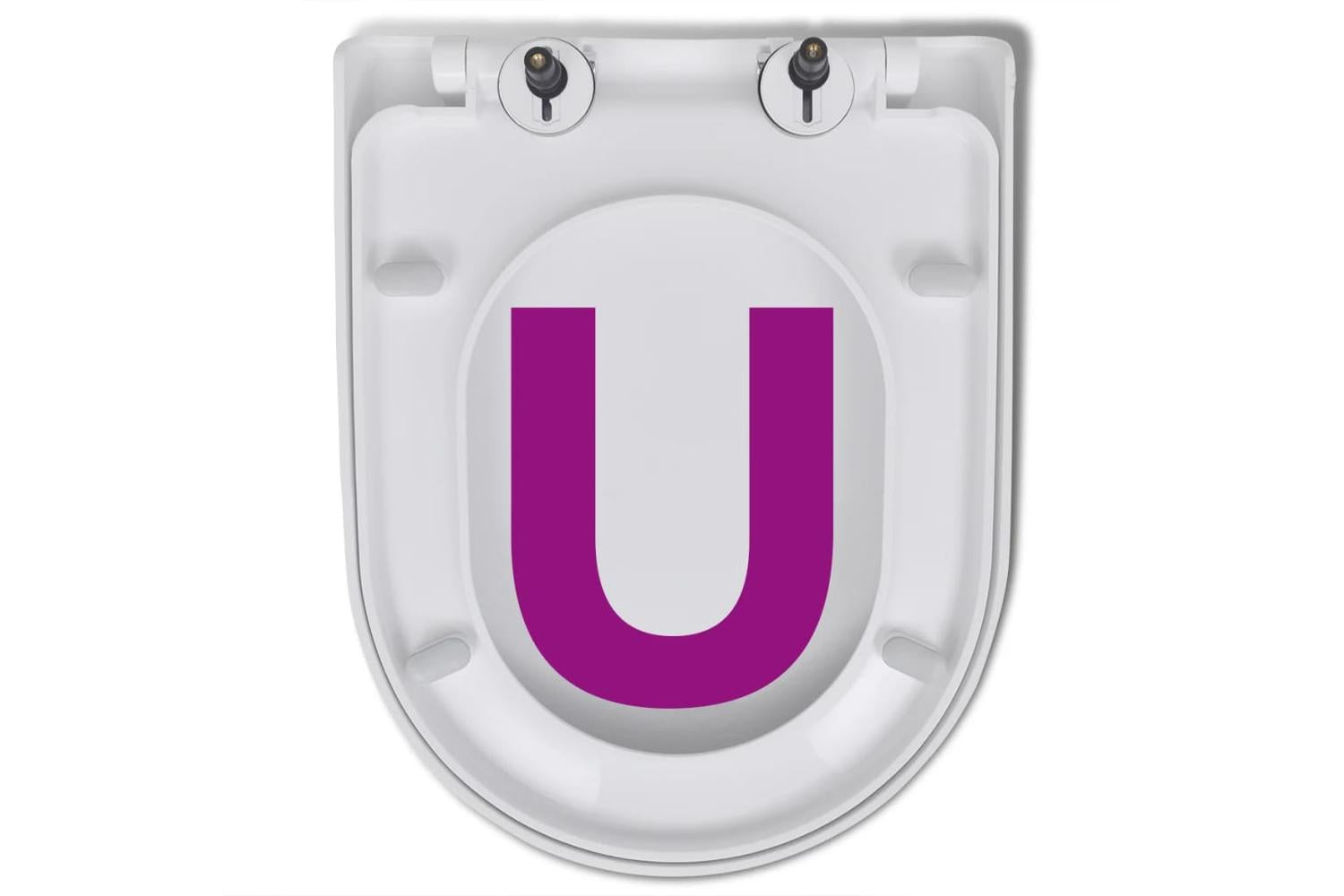 Vidaxl 275930 Toilet Seats With Soft Close Lids 2 Pcs Plastic White-8