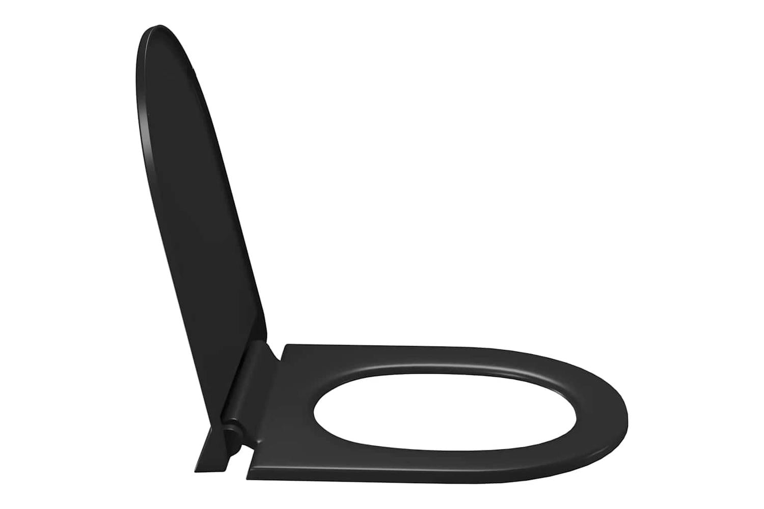 Vidaxl 145018 Soft-close Toilet Seat With Quick-release Design Black-5