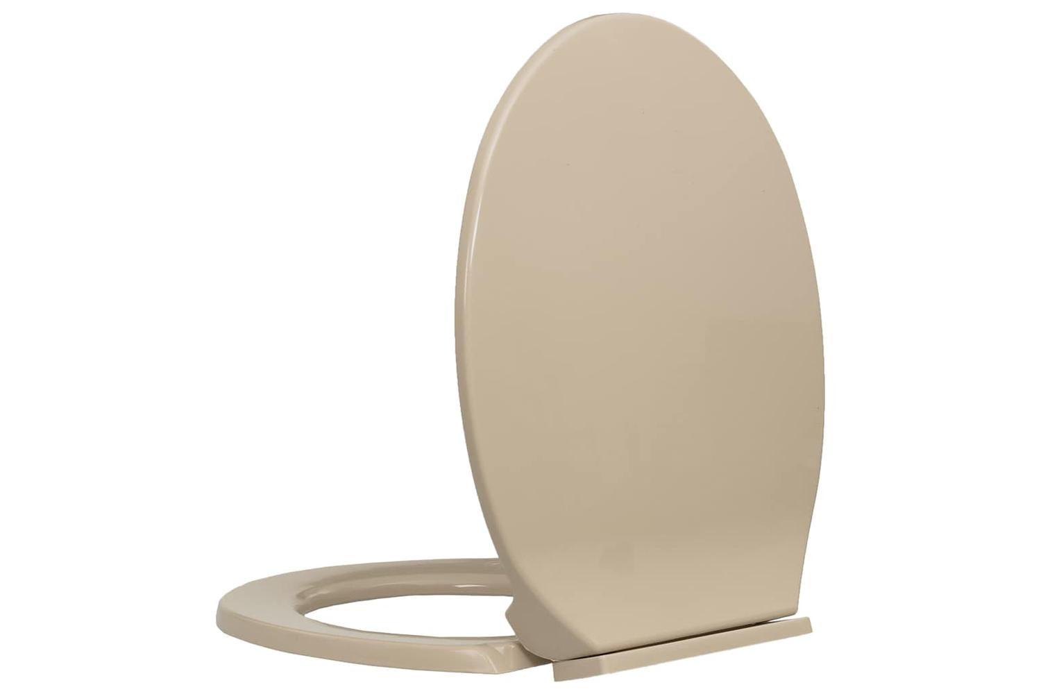 Vidaxl 145820 Soft-close Toilet Seat Beige Oval-4