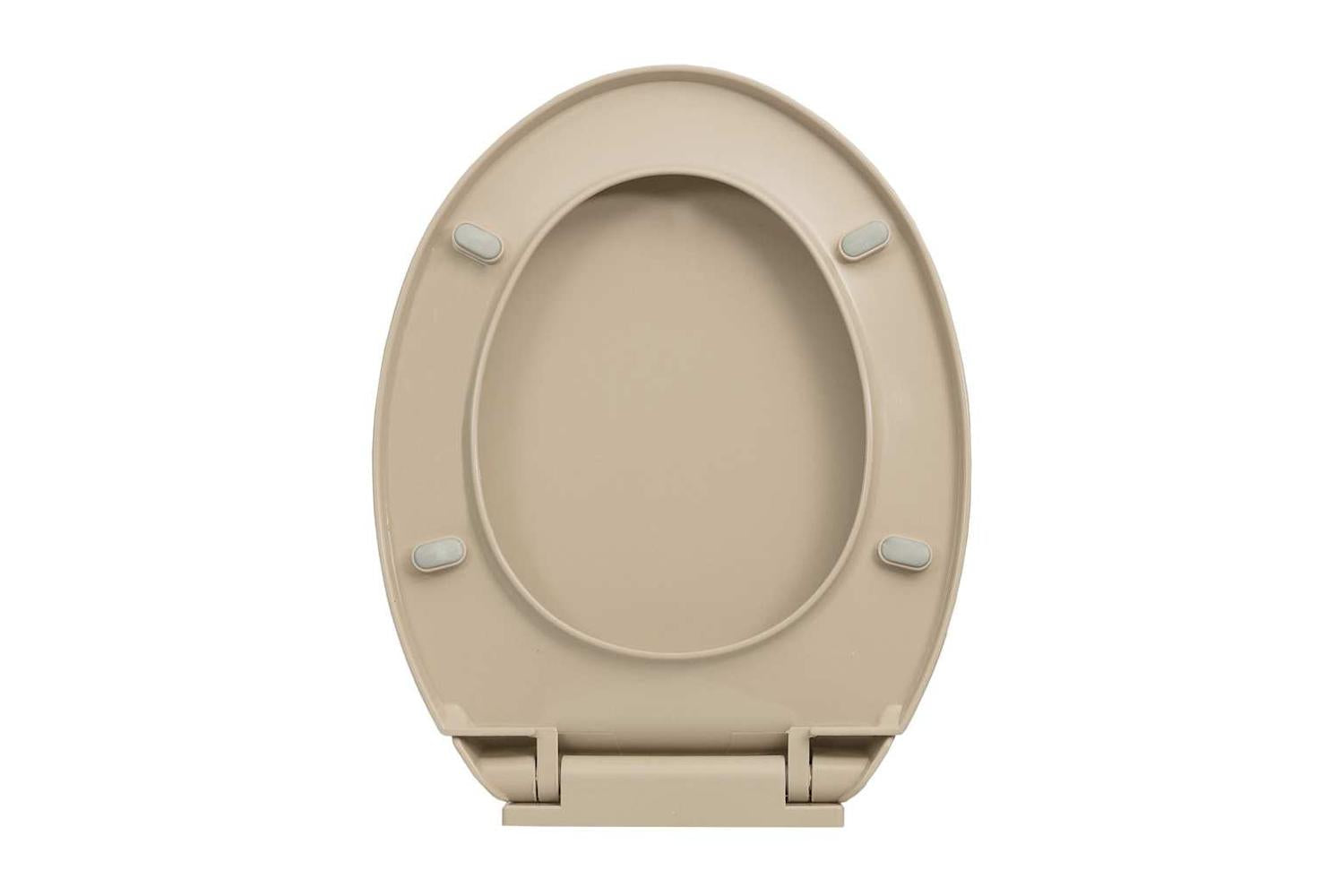 Vidaxl 145820 Soft-close Toilet Seat Beige Oval-6
