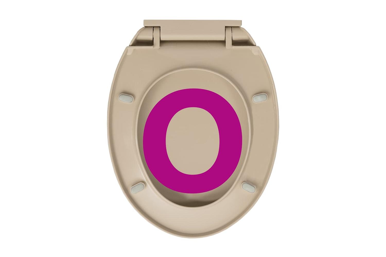 Vidaxl 145820 Soft-close Toilet Seat Beige Oval-9