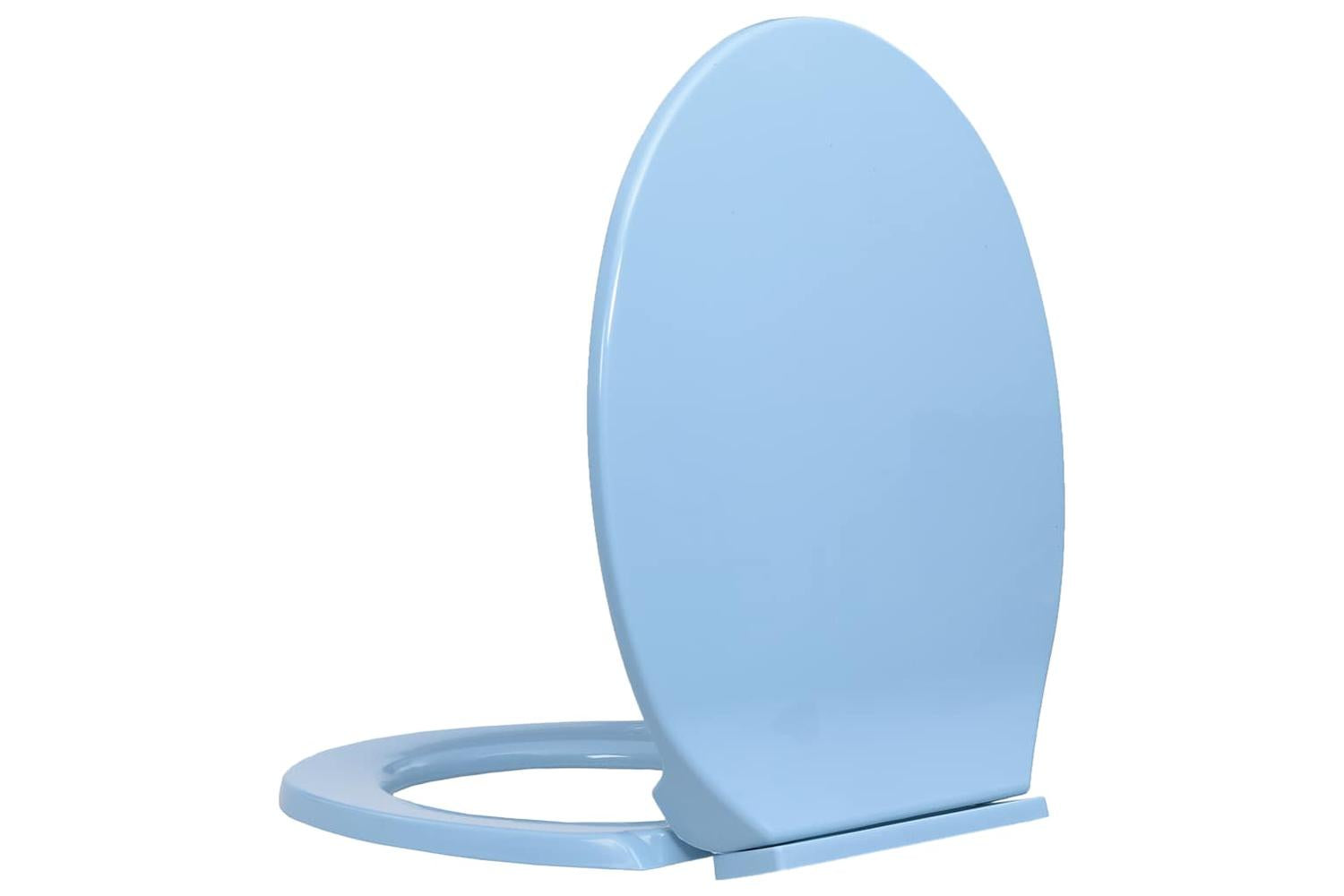 Vidaxl 145822 Soft-close Toilet Seat Blue Oval-3