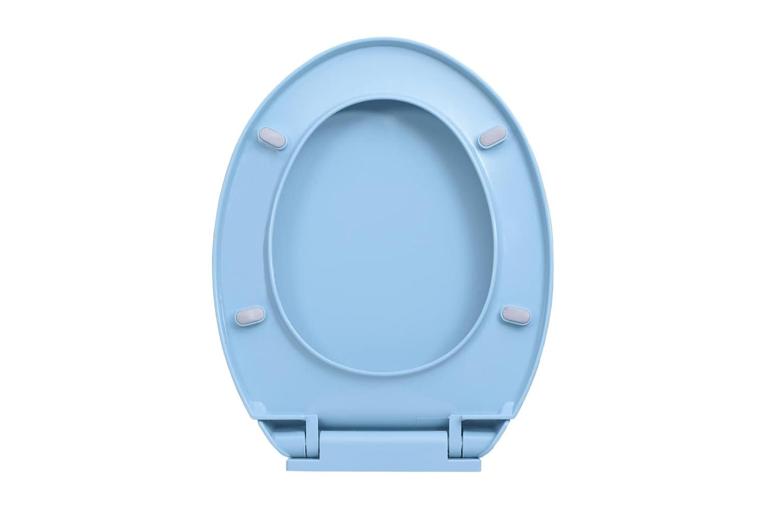 Vidaxl 145822 Soft-close Toilet Seat Blue Oval-6