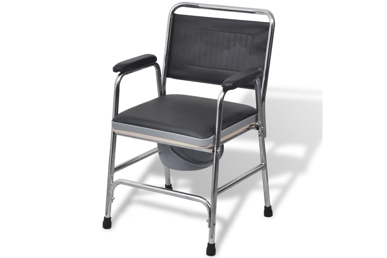 Vidaxl 110131 Commode Chair Steel Black