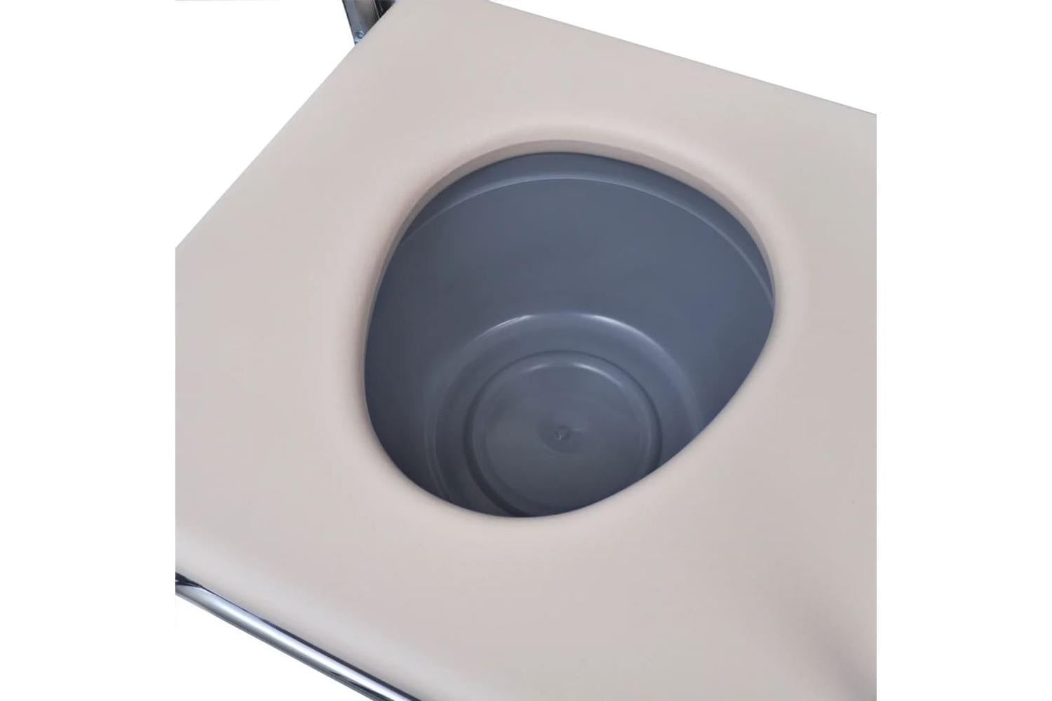 Vidaxl 110131 Commode Chair Steel Black-6