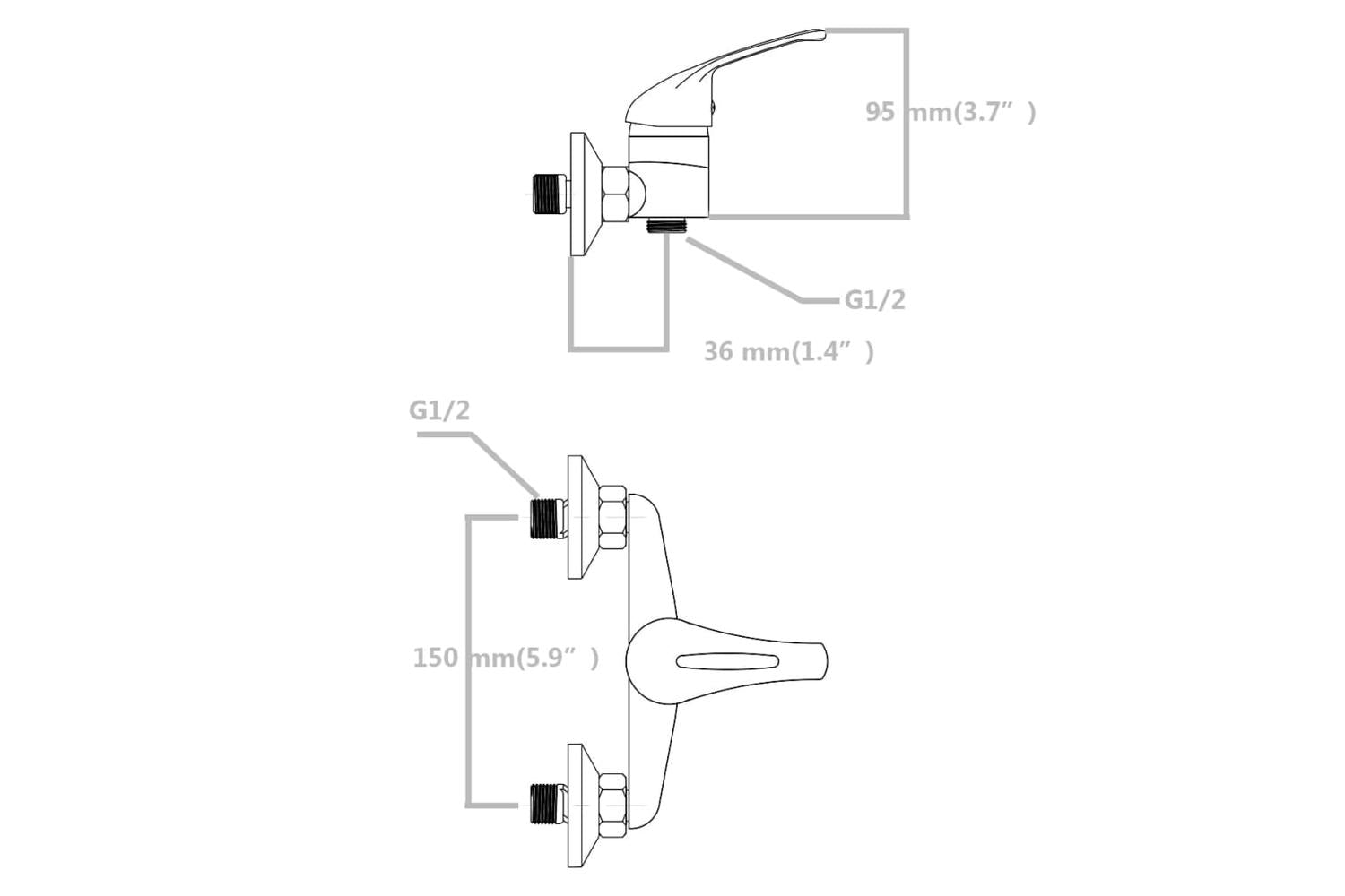 Vidaxl 275921 Mixer Showers 2 Pcs-7