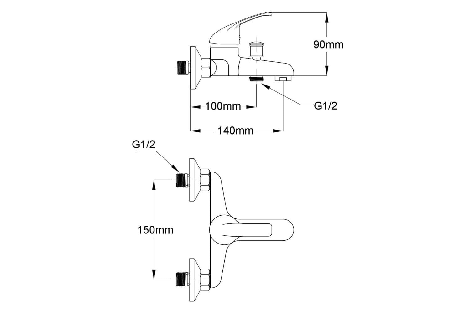 Vidaxl 275922 Mixer Showers 2 Pcs-7