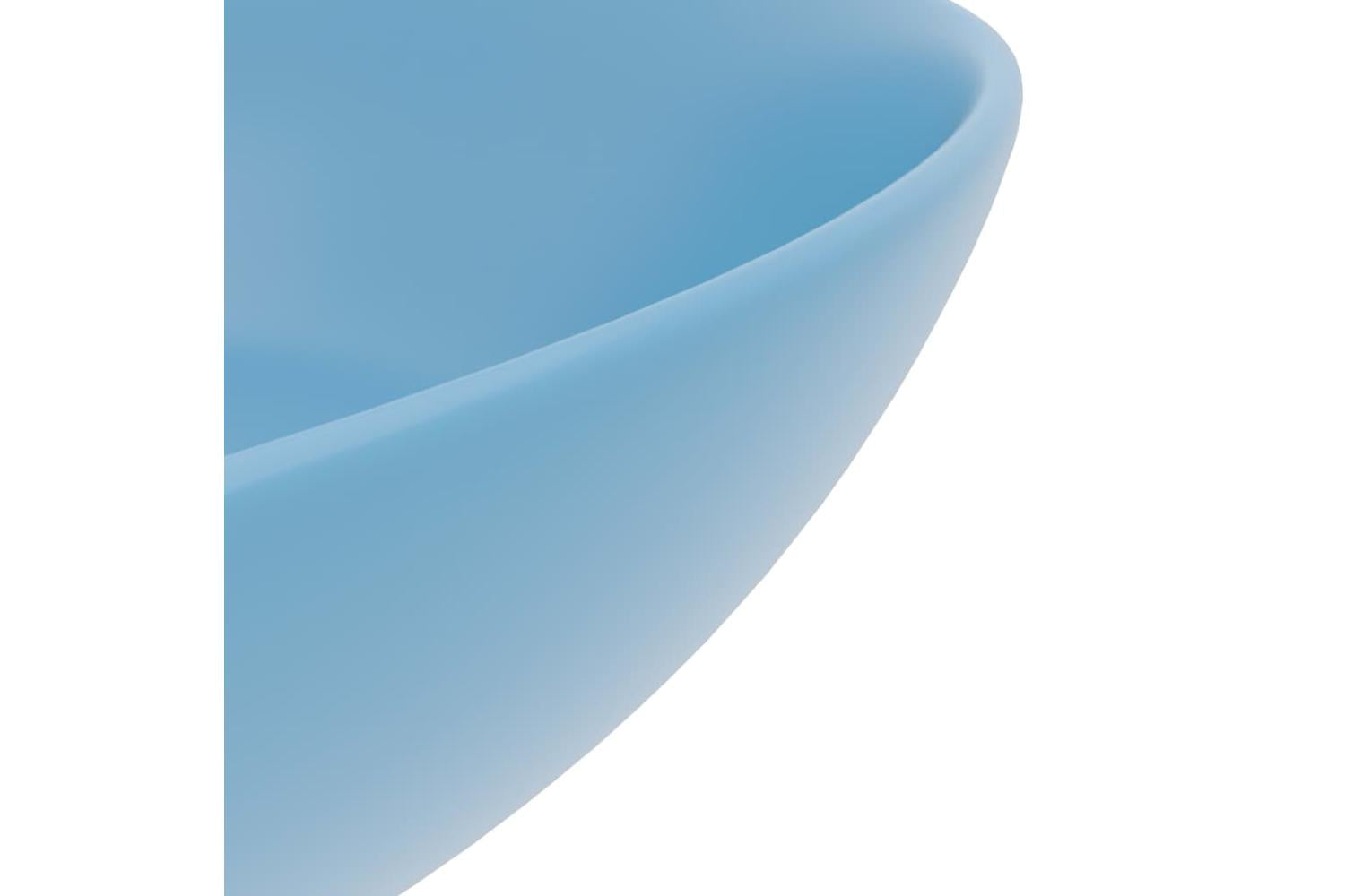 Vidaxl 146978 Bathroom Sink Ceramic Light Blue Round-5