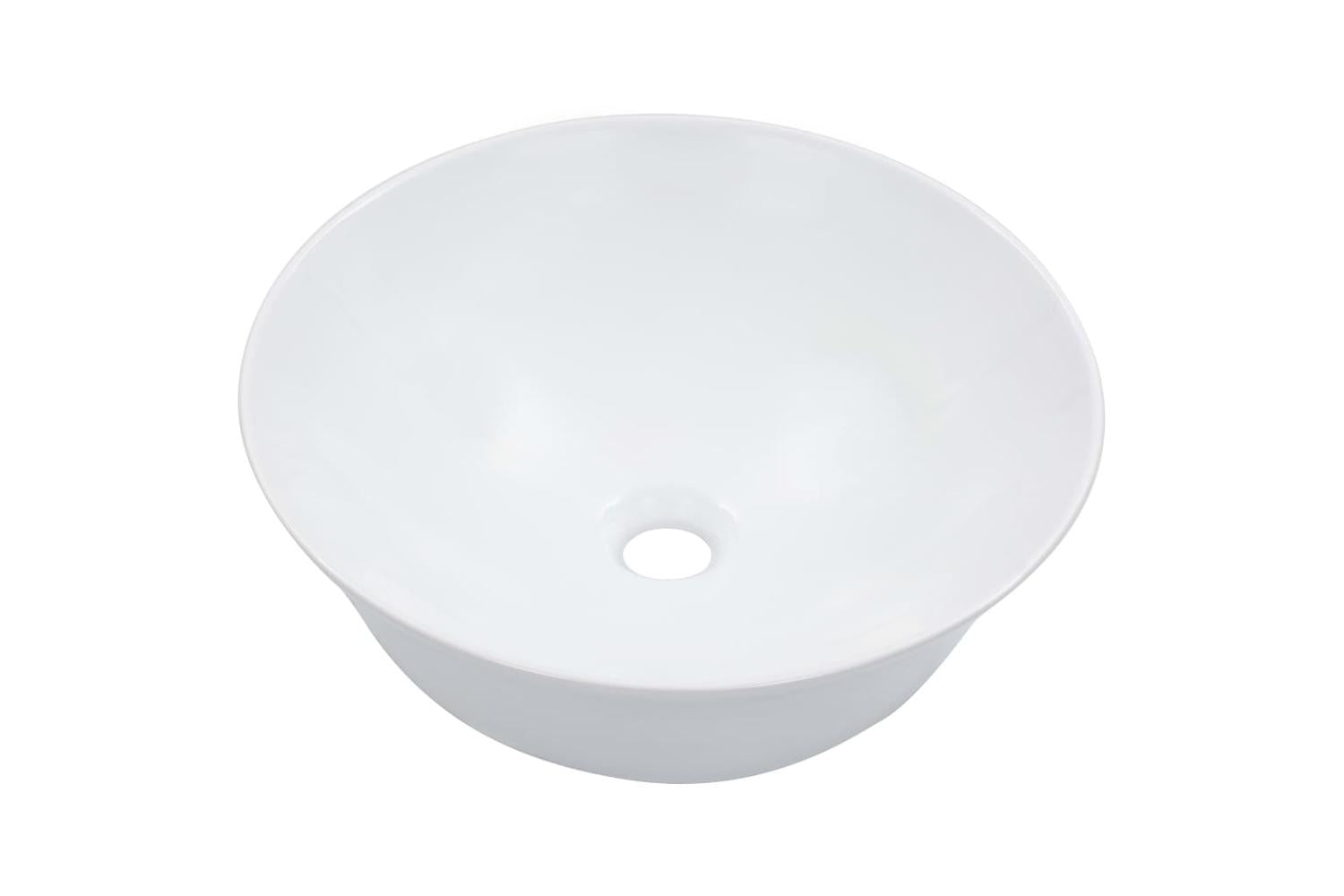 vidaXL 143907 Wash Basin 41x12.5cm Ceramic White-2
