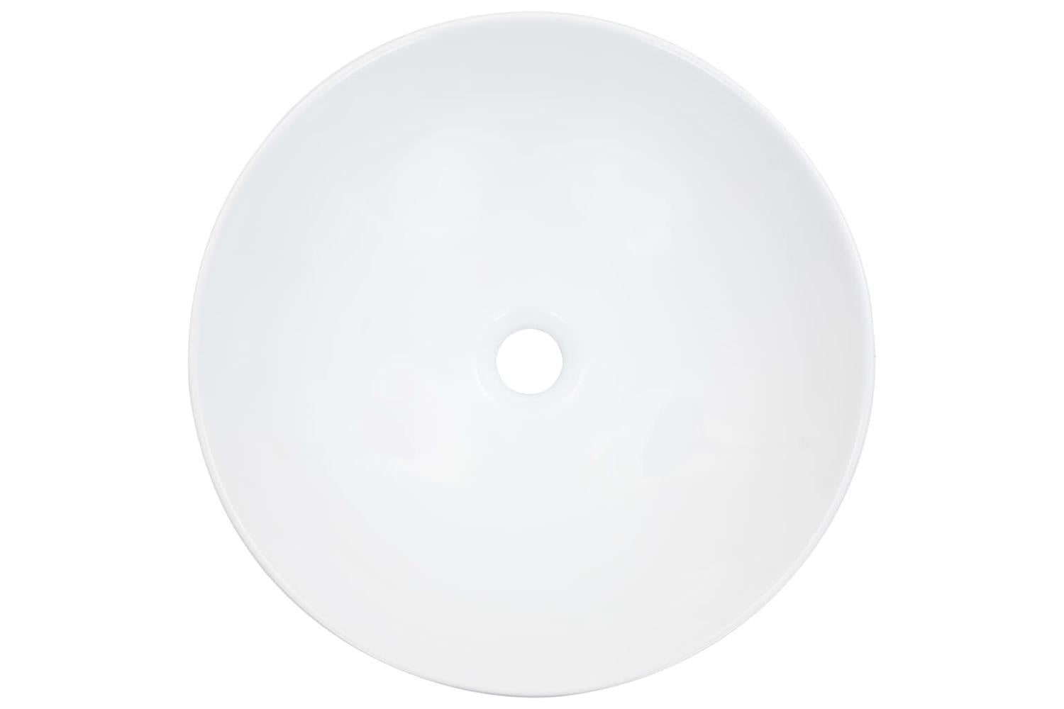 vidaXL 143907 Wash Basin 41x12.5cm Ceramic White-3