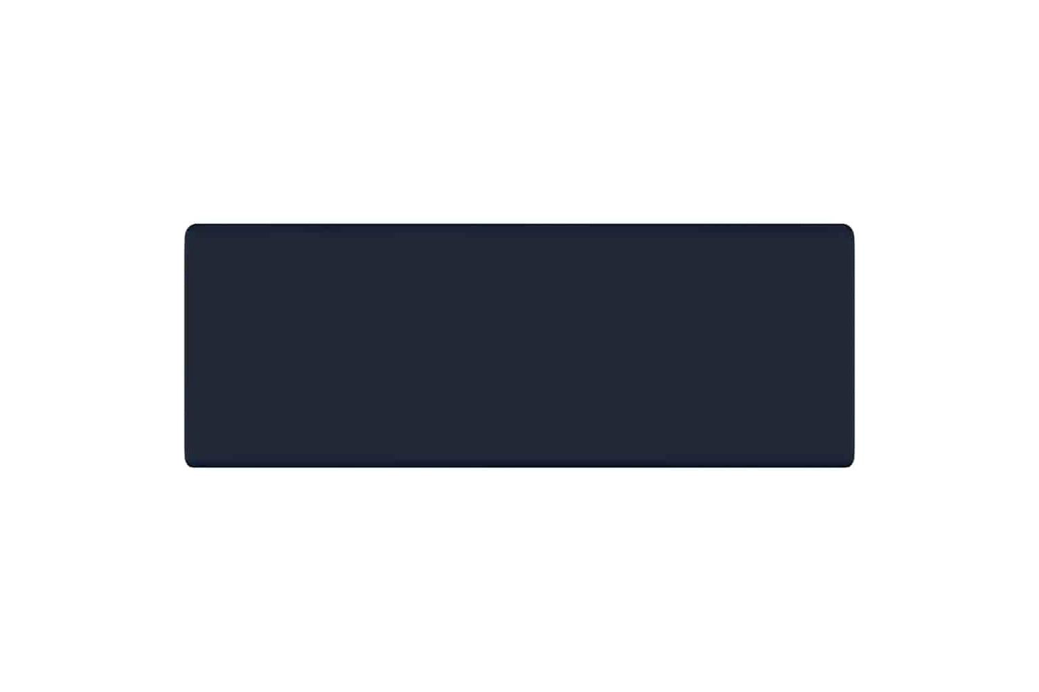 Vidaxl Luxury Basin Overflow Square Matt Dark Blue 41x41 Cm Ceramic-3