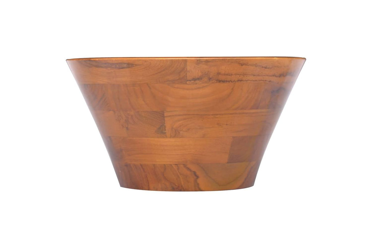 vidaXL 326161 Basin Solid Teak Wood ÃƒÂŽÃ‚Â¦40x20cm-2