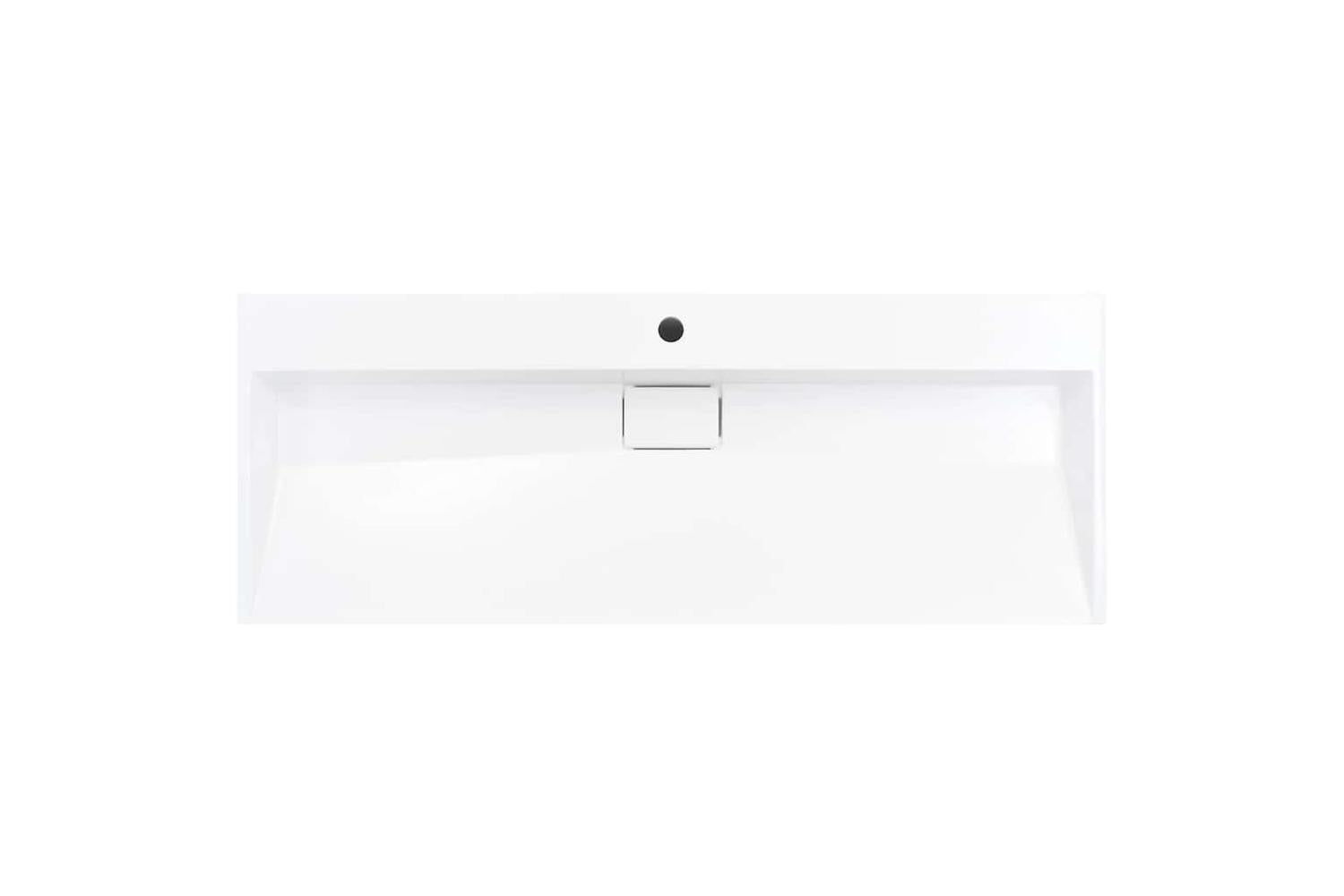 Vidaxl Wash Basin 120x46x11 Cm Mineral Cast/marble Cast White-4