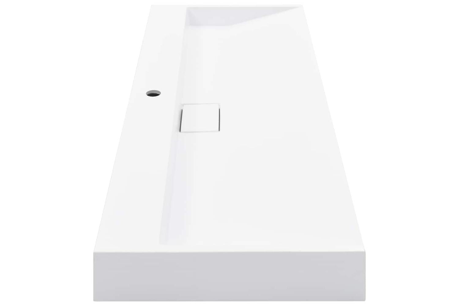 Vidaxl Wash Basin 120x46x11 Cm Mineral Cast/marble Cast White-5