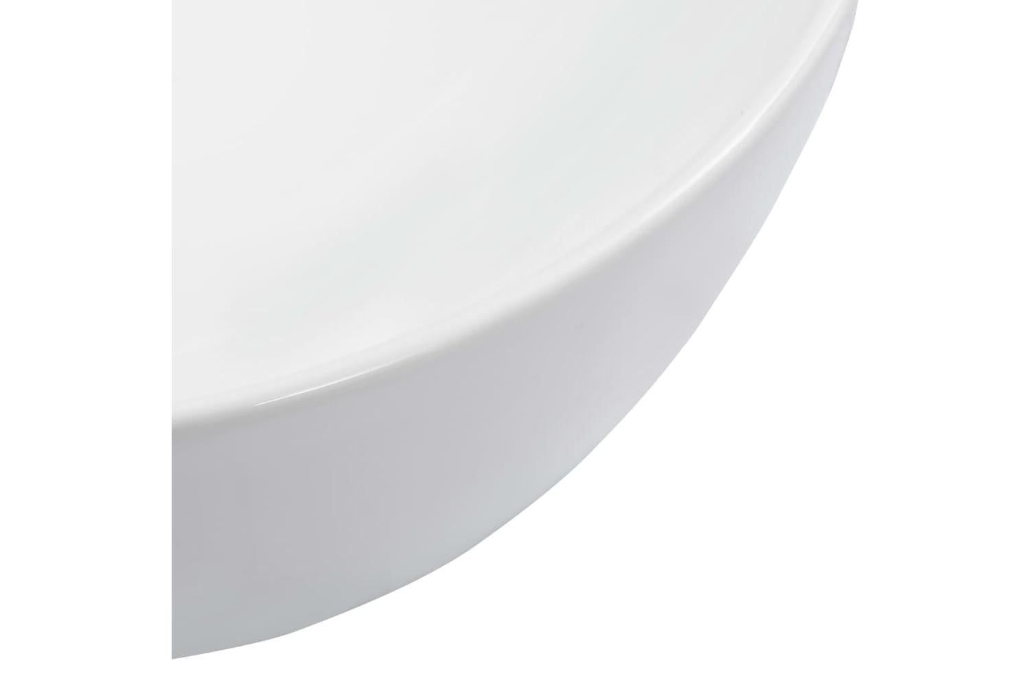vidaXL 143917 Wash Basin 42.5x42.5x14.5cm Ceramic White-5