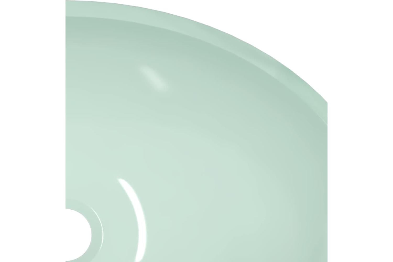 vidaXL 345255 Basin Glass 50x37x14cm White-6