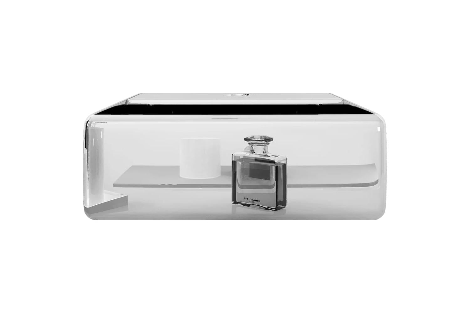vidaXL 143487 Wash Basin With Faucet Hole 38x30x11.5cm Ceramic Silver-5