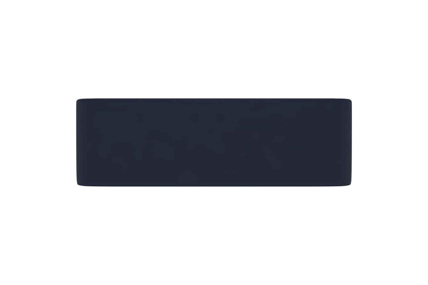 vidaXL 147045 Luxury Wash Basin Matt Dark Blue 41x30x12cm Ceramic-3