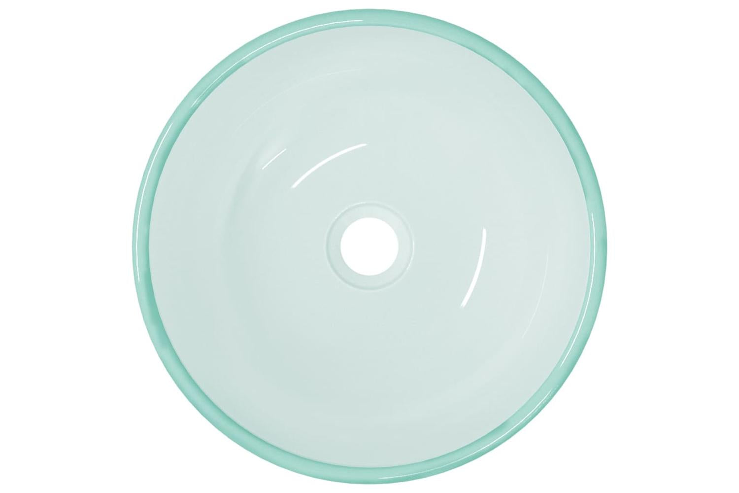 vidaXL 345240 Basin Tempered Glass 35x12cm Frosted-3