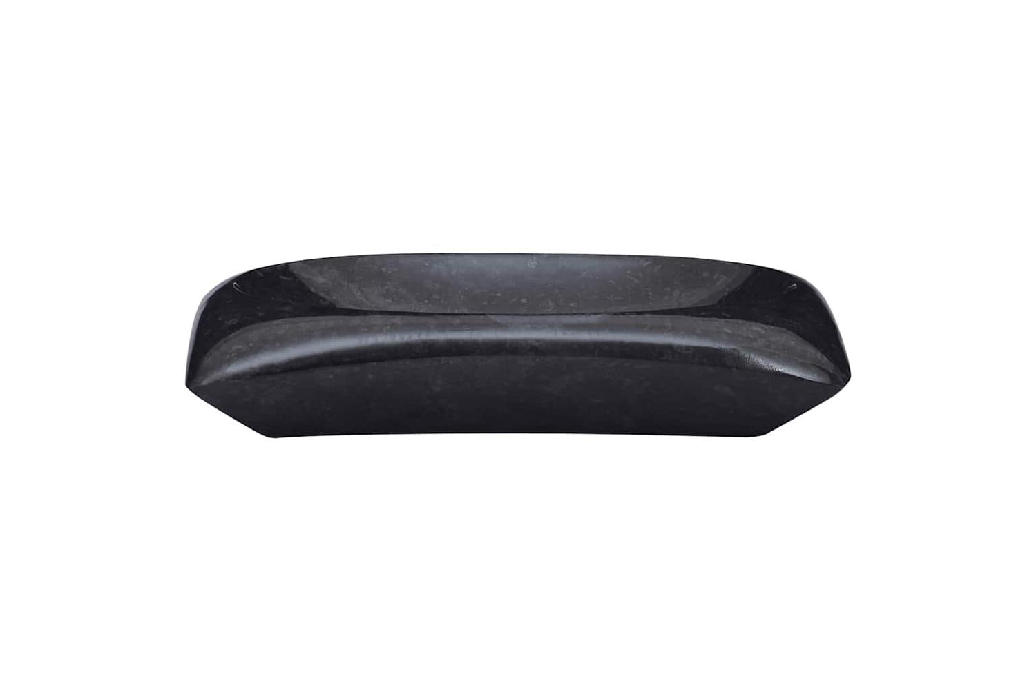 vidaXL 149166 Sink Black 50x35x10cm Marble-3