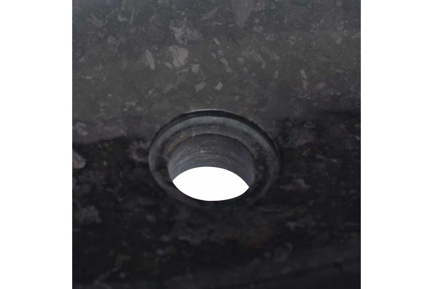 vidaXL 149166 Sink Black 50x35x10cm Marble-7