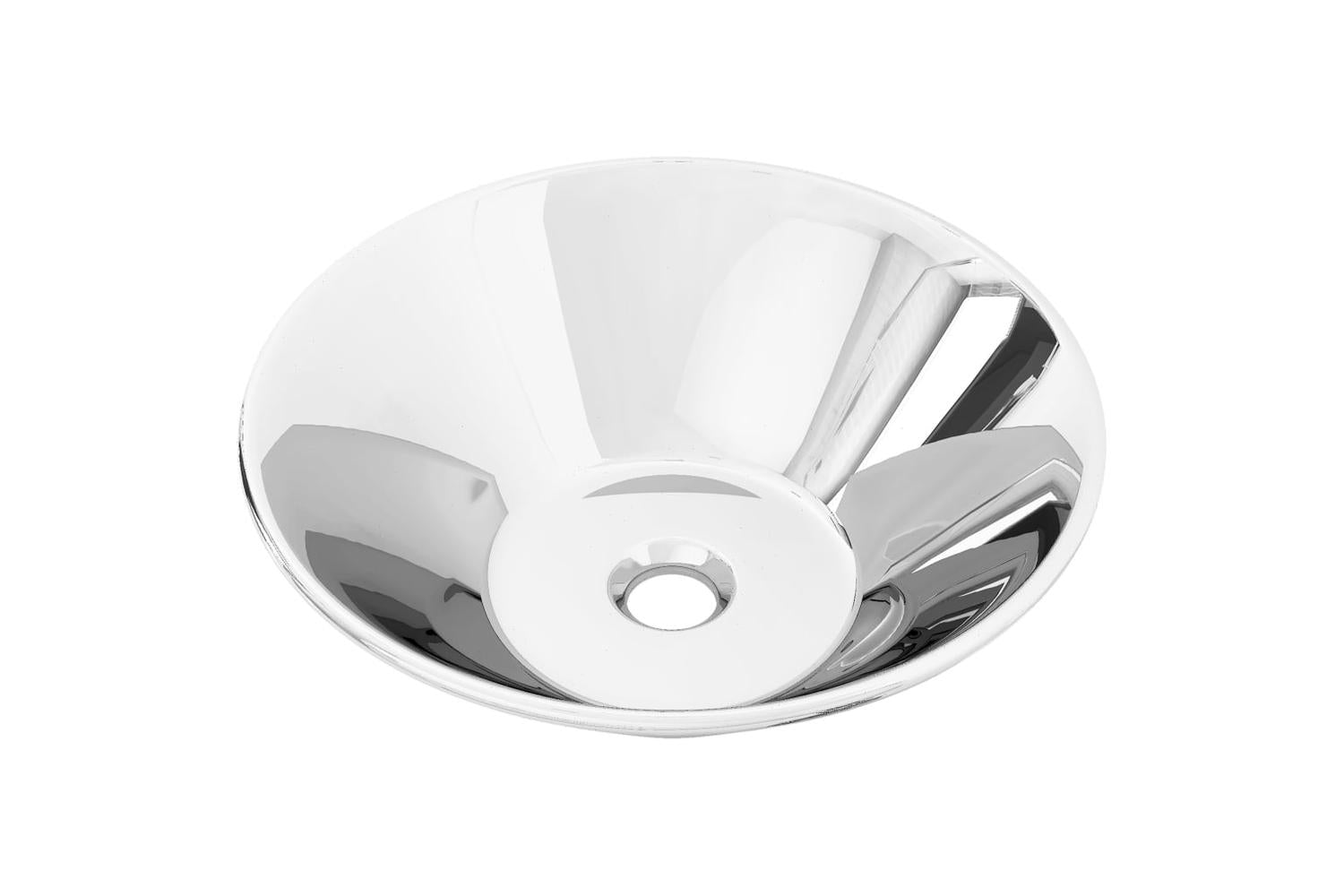 vidaXL 143493 Wash Basin 42x14cm Ceramic Silver-2