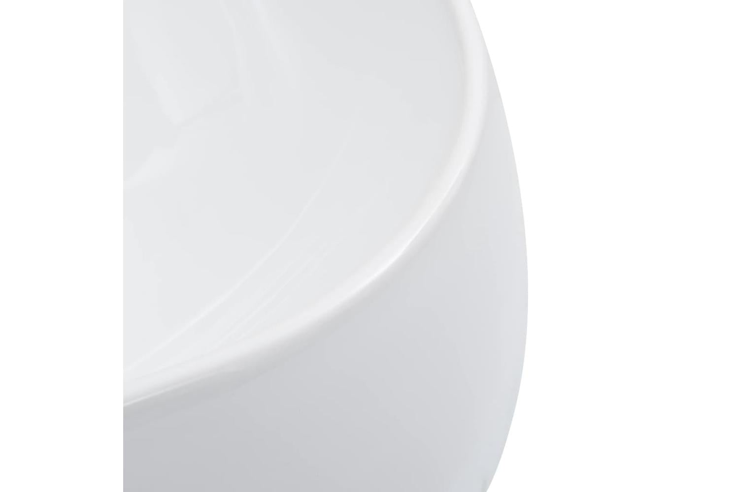 vidaXL 143905 Wash Basin 44.5x39.5x14.5cm Ceramic White-5